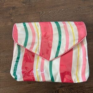 Vintage Large OSCAR DE LA RENTA Water Resistant Toiletry Travel Cosmetics Bag